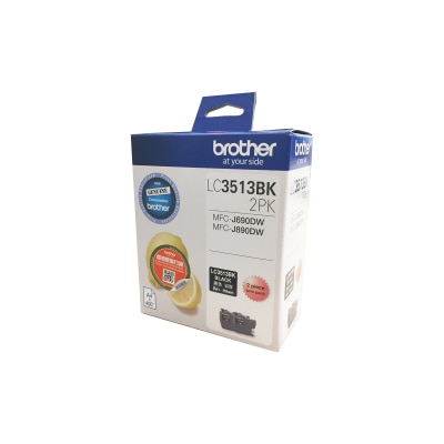 BROTHER 兄弟 LC3513黑色墨盒套装