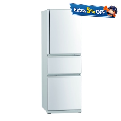 MITSUBISHI三菱電機 MR-CX35EM 214L 三門變頻環保雪櫃 (包拆箱埋位)