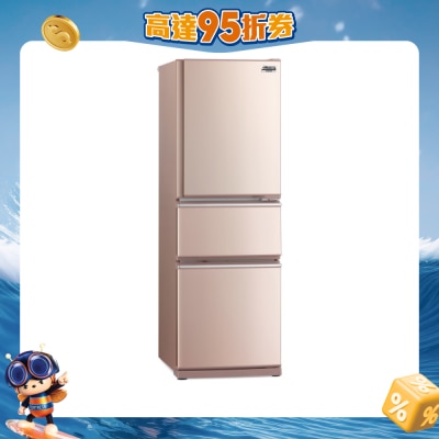 MITSUBISHI - MR-CX35EM 214L 3 Door Inverter Refrigerator (includes unpacking and moving appliance service)