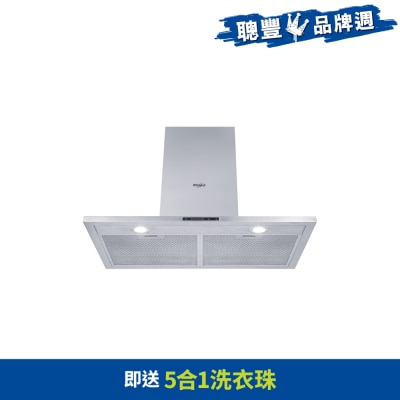WHIRLPOOL 惠而浦 AKR4071/IX 76厘米掛牆煙囱式抽油煙機