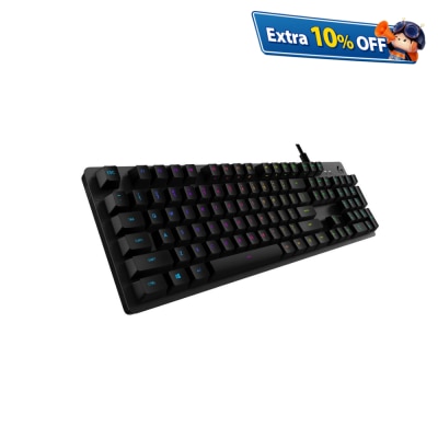 LOGITECH 罗技 G512 CARBON (Clicky ) RGB 机械有线游戏键盘