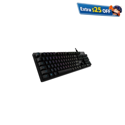 LOGITECH G512 CARBON (Clicky ) RGB Mechanical Gaming Wired Keyboard