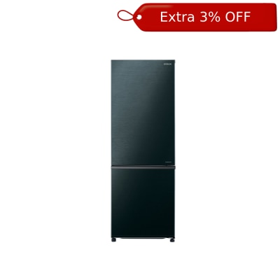 HITACHI R-B330P8H 257L 2-Door Refrigerator (includes unpacking and moving appliance service)