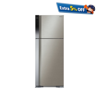 HITACHI R-V541P7H 437L 2 Door Fridge (includes unpacking and moving appliance service)