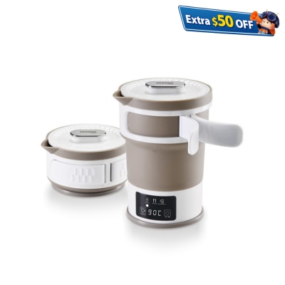 GERMAN POOL KTT-109 Foldable Travel Electric Kettle