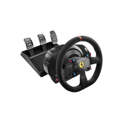 THRUSTMASTER T300RS電競軚盤組合 法拉利麂皮版