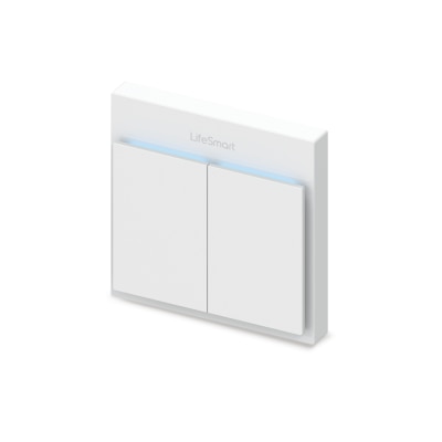 LifeSmart BLEND Smart Switch 流光開關 (2位智能燈掣)