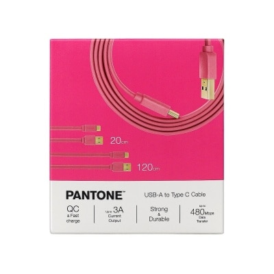 Pantone 20cm + 120cm Gold platted Typc C to Type A Cable