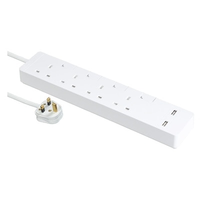 Schneider Electric TSH34U Power Strip White