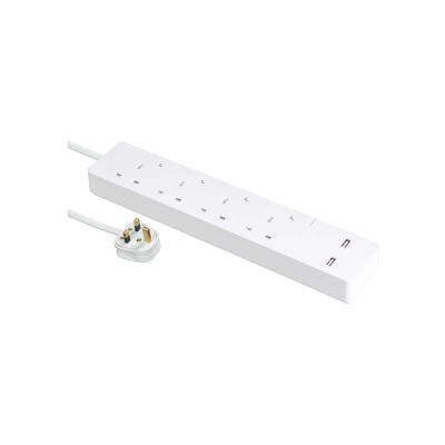 Schneider Electric TSH34U Power Strip White