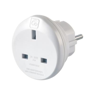 GO TRAVEL - 英国-欧盟 电源插头