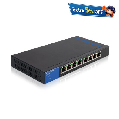 Linksys LGS108 8-Port Desktop Gigabit 交換器