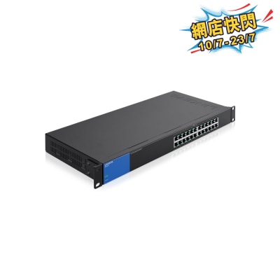 Linksys - LGS124 24-Port Desktop Gigabit 交换器
