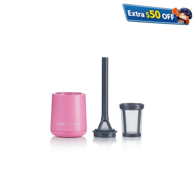 BARISTA & CO Twist Press Single Serve Travel Coffee Maker