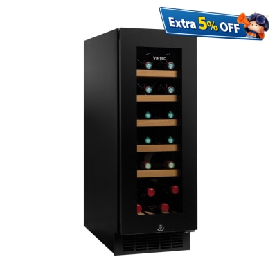 VINTEC VWS020SBA-X Single Temperature Zone Wine Cooler(18bottles) (includes unpacking and moving service)