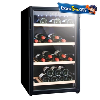 VINTEC VWS035SCA-X Single Temperature Zone Wine Cooler(32 bottles) (includes unpacking and moving service)