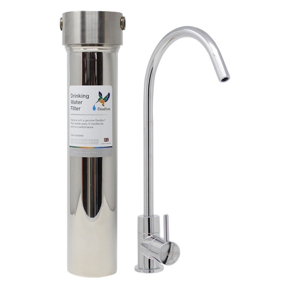 Doulton HIS-PF under sink water Purifier + UCC 9501 (NSF