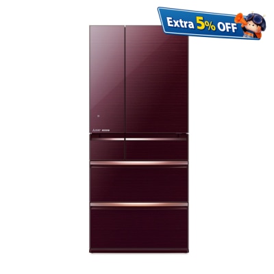 MITSUBISHI MR-WX70C 576L 6-door Inverter Refrigerator (includes unpacking and moving service)