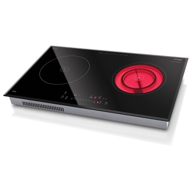 GERMAN POOL DIH-146DB 4600W Built-In Induction-Ceramic Hybrid Cooker