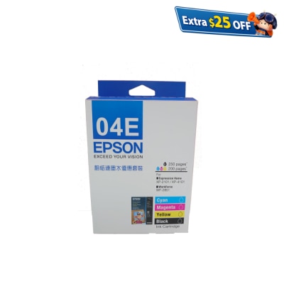 EPSON 愛普生 T04E 墨水優惠套裝