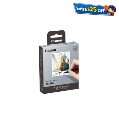 CANON 佳能 SELPHY 彩色墨盒 / 貼紙套裝 XS-20L