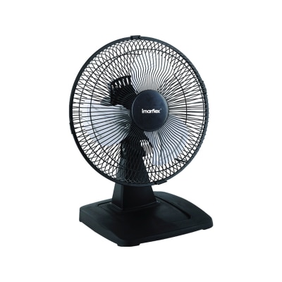 IMARFLEX 伊瑪牌 IFT-25A 『素綱』10吋強風金屬座檯扇
