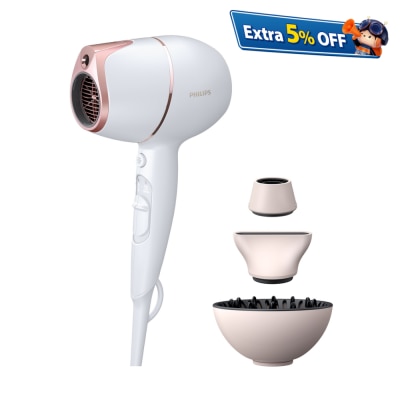 PHILIPS 飛利浦 Prestige SenseIQ 智能溫控輕量護髮電風筒 BHD628