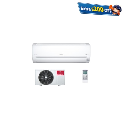 HITACHI 日立 RASDX18CWK 2 匹變頻纖巧分體式冷氣機  (包基本運費)