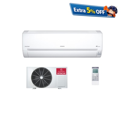 HITACHI 日立 RASDX10CWK 1匹變頻纖巧分體式冷氣機 (包基本運費)