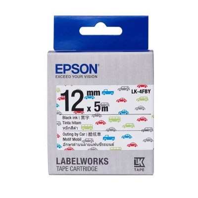 EPSON 爱普生 LK-4FBY(酷炫车) 标籤带