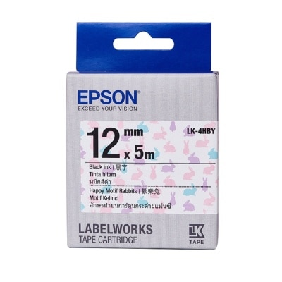 EPSON 爱普生 LK-4HBY(欢乐兔) 标籤带