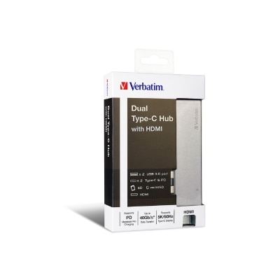 VERBATIM 雙接頭擴展器連HDMI