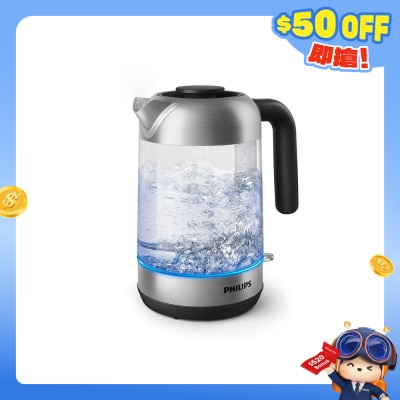 PHILIPS - HD9339/81 1.7L Glass Kettle
