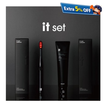 E Flash IT set 牙床護理套裝 (紅光LED牙刷 + 牙床護理牙膏)