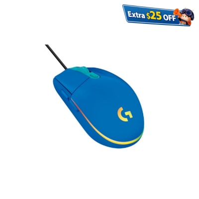 LOGITECH 罗技 G203 LIGHTSYNC 游戏 有线鼠标