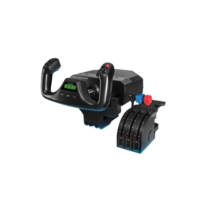 LOGITECH 羅技 飛行遊戲操縱桿和油門弧座