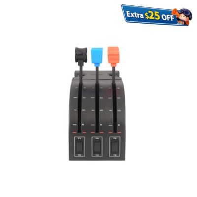 LOGITECH 罗技 飞行遊戏油门弧座