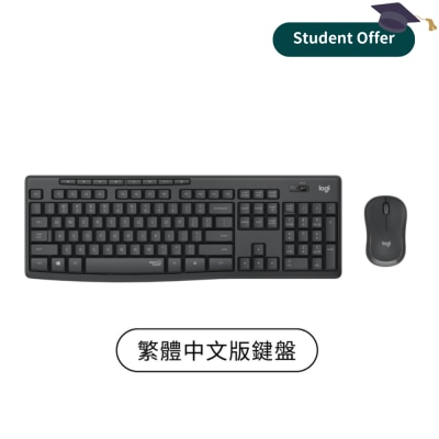 LOGITECH 羅技 MK295 SILENT (中文 Keyboard) 無線滑鼠鍵盤組合