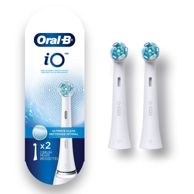 Oral-B iO 深层清洁刷头2支装(白色)