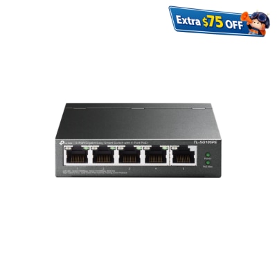 TP-Link TL-SG105PE 5-Port Gigabit Smart Network Switch
