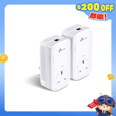 TP-Link - TL-PA8010P-KIT AV1300 Gigabit HomePlug Kit