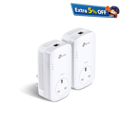 TP-Link TL-PA8010P-KIT AV1300 Gigabit HomePlug Kit 电力网络套装