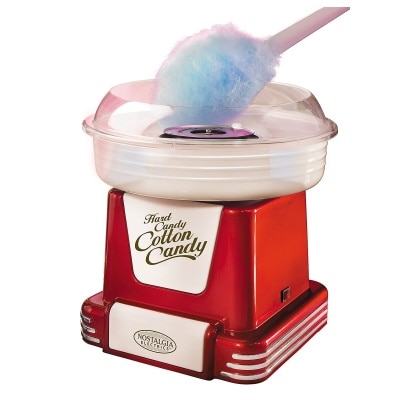 NOSTALGIA PCM805 50年代金屬紅復古棉花糖機