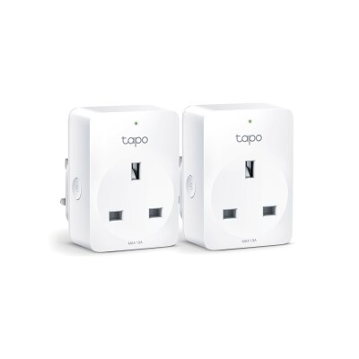 TP-Link - Tapo P100-2PACK Mini Smart Wi-Fi Socket (2 Pack)