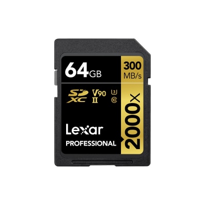 Lexar Professional 2000x SDXC UHS-II Cards 64GB Memory Card