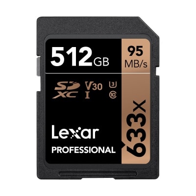 Lexar Professional 633x SDXC UHS-I 記憶卡 512 GB 存儲卡
