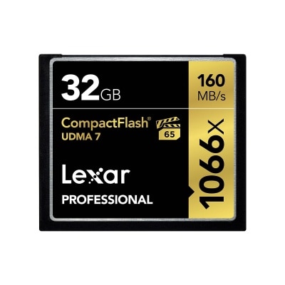 Lexar Professional 1066x CompactFlash Card 32GB Memory Card