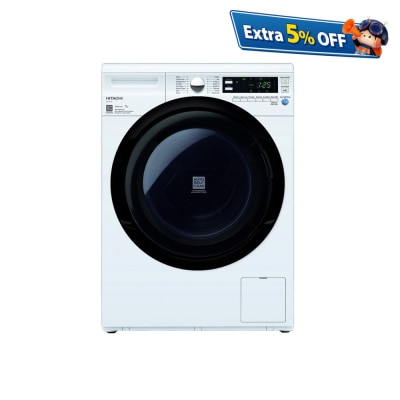 HITACHI 日立 BD-90XFV 白色 9公斤1600轉變頻前置式洗衣機