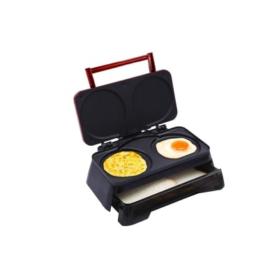 NOSTALGIA RCKM700BM 50年代金屬紅復古漢堡三明治早餐機