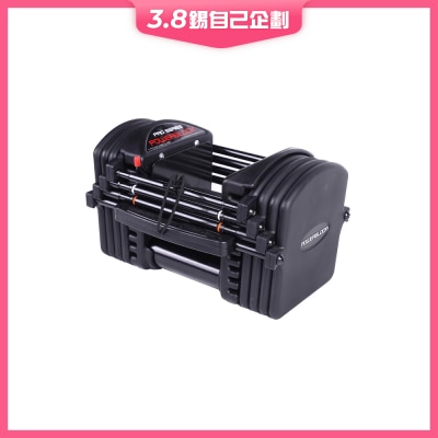 PowerBlock PRO EXP 可調重及加重包膠啞鈴, 5-50磅 (一隻)